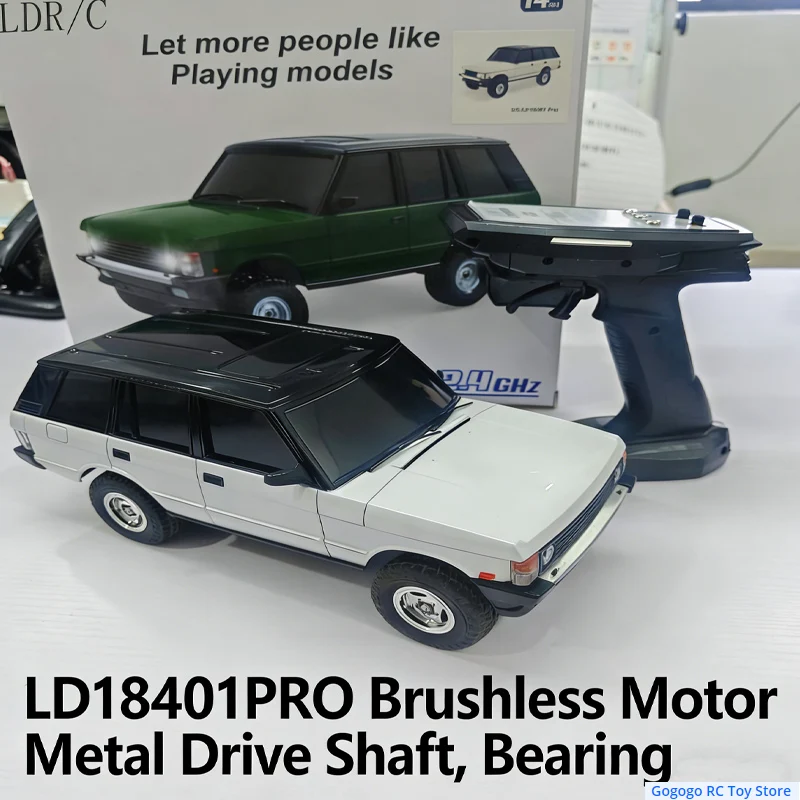 

Upgrade Metal Parts RC Car 1/18 LD18401PRO Brushless Motor Metal Drive Shaft Gears Bearings 4WD High Speed Off-Road Vehicle