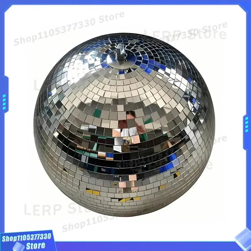 Large 150cm Silver Glass Mirror Ball Foam Core Disco Sphere for Stage Bar Party Decoration Custom Size 60 Inch Event Prop