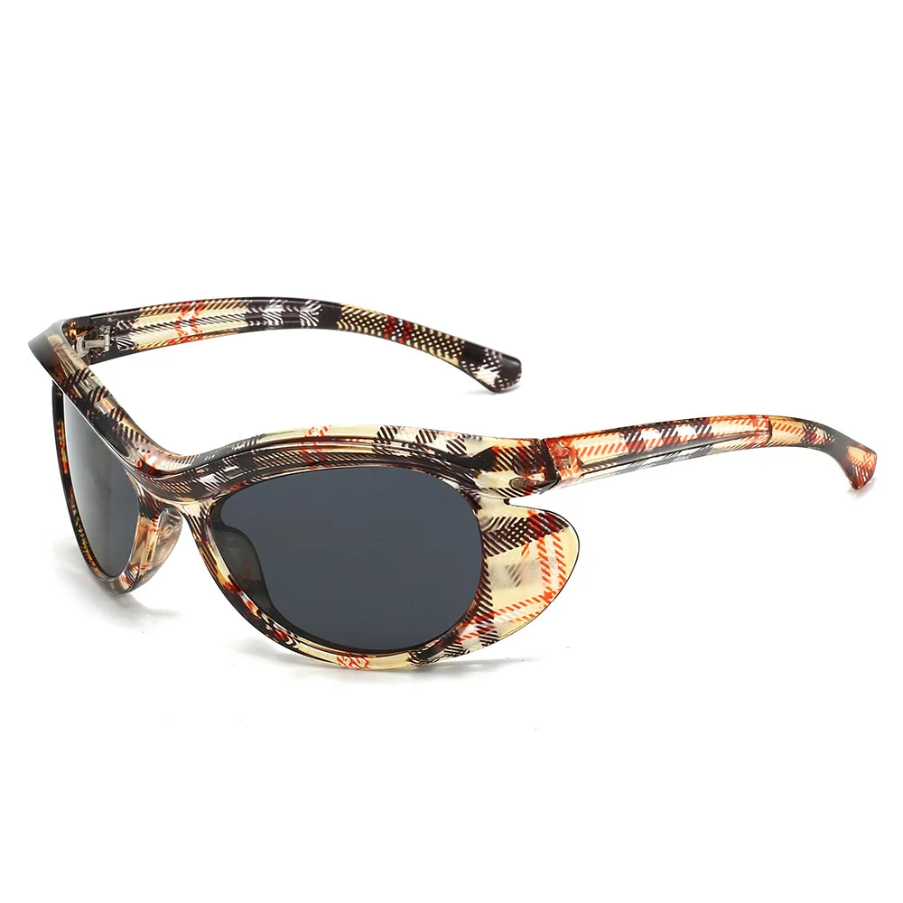 

New Fashion Retro Large Frame Owl Shaped Women Sunglasses 2025 Personality Casual Trend Men Sun Glasses UV400