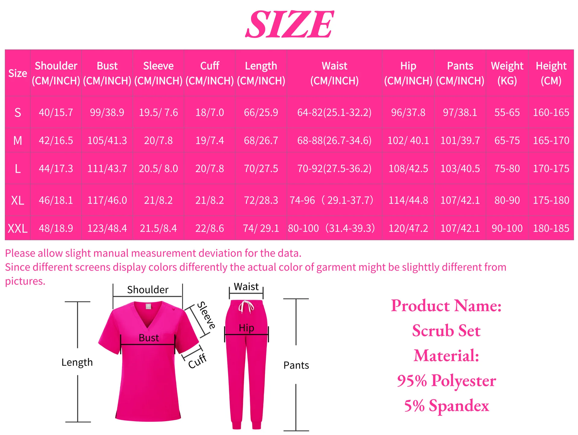 Summer 100 Polyester Quick Dry Matte Scrub Set Unisex Pet Grooming Workwear for Over 14 Years Old Halloween Cosplay
