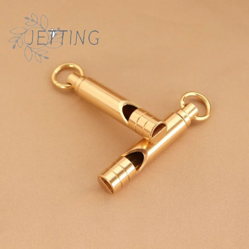 حار النحاس صافرة عالية ديسيبل في الهواء الطلق صافرة التنزه التخييم المنقذة للحياة صافرة الحكم التدريب صفارات الأدوات في الهواء الطلق #3