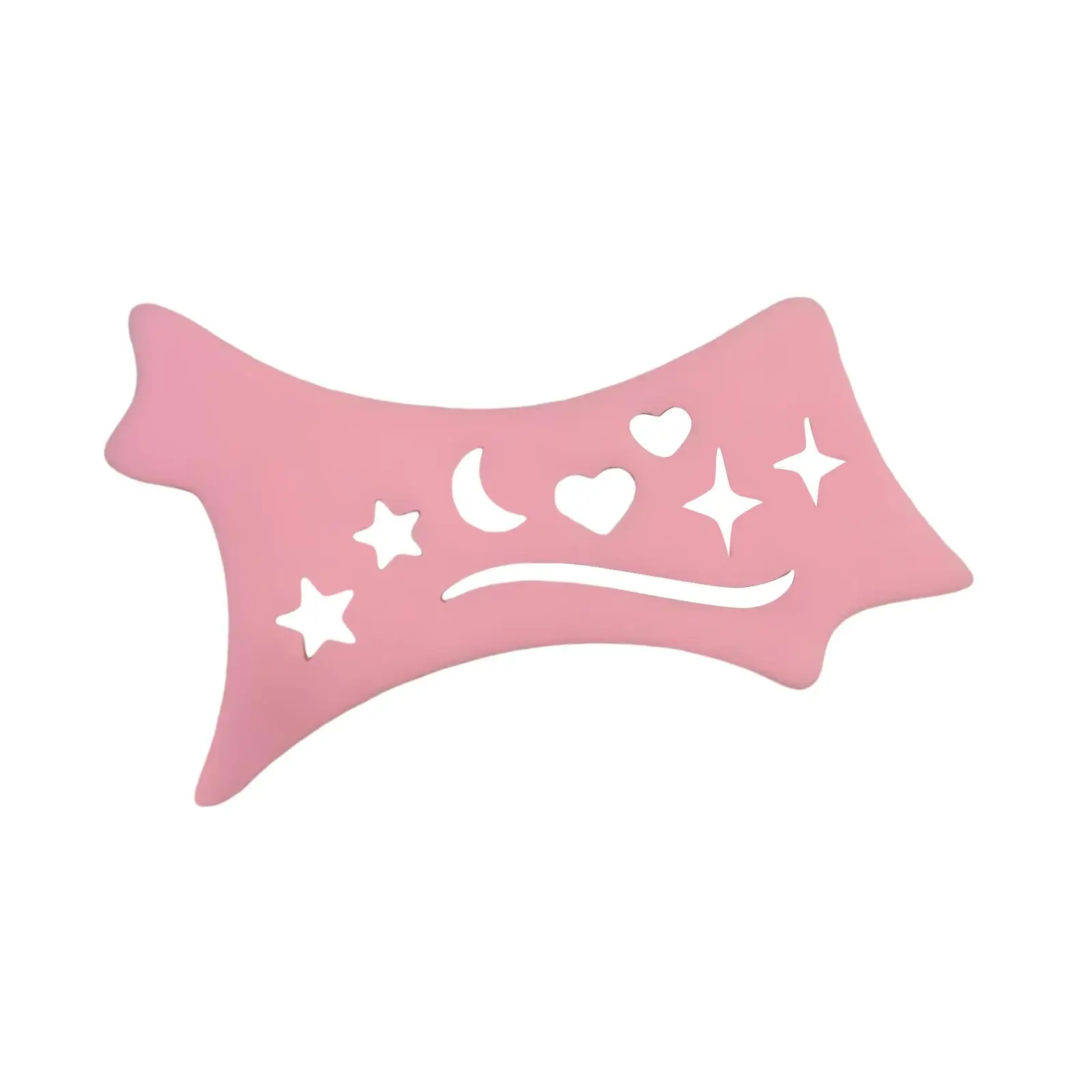 Stencil per eyeliner in silicone Aiuto per il trucco degli occhi Applicatore riutilizzabile per matita per occhi Evidenziatore Strumento per trucco rosa per ragazze