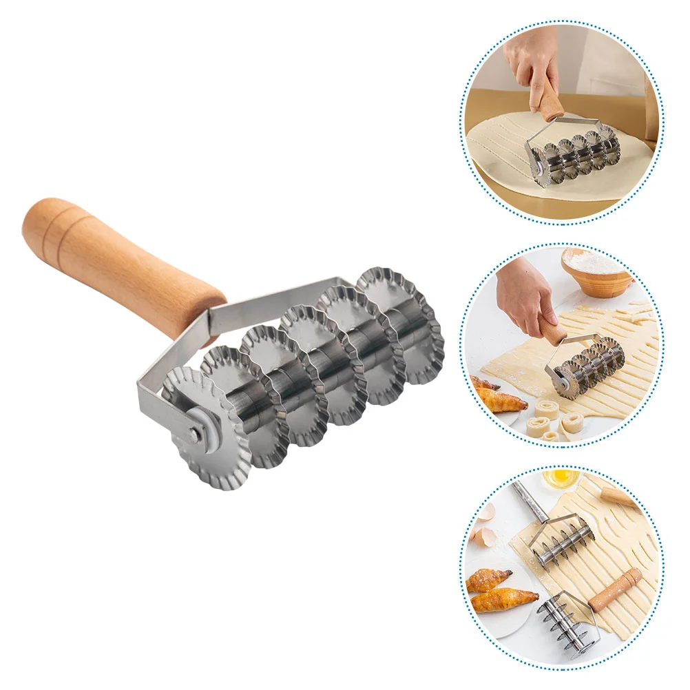 

Stainless Steel Noodle Knife Kitchen Supplies Manual Slicer Cutting Device Lattice Dough Pasta