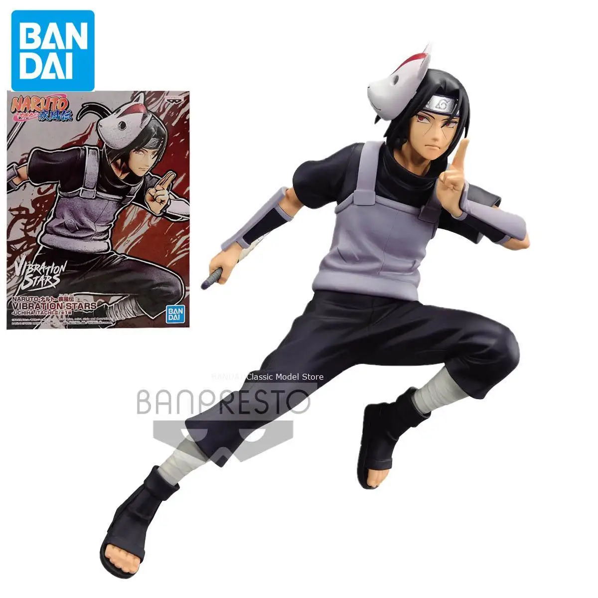 Genuine Official Original Banpresto Vibration Vibration Stars Naruto Uchiha Itachi Anime Collectible Boxed Model Decoration