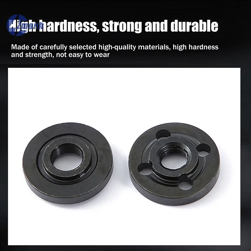 

New！1Pair Angle Grinder Metal Pressure Plate Inner Outer Flange Nut Thread Replacement Tools For 20MM 22MM Bore Cutting Discs