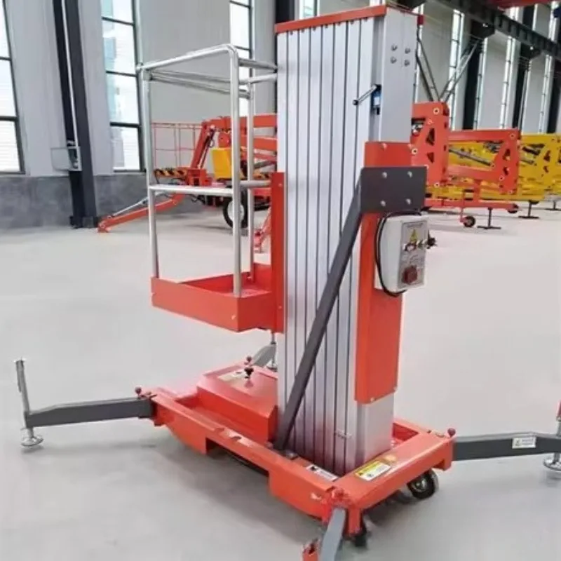 Customized Electric Elevator Aluminum Alloy Mobile Household Small Hydraulic Climbing Elevator Lift Platform Aerial Work Vehicle