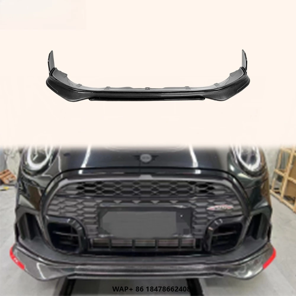 

For Mini Cooper F56 JCW GC2 Style Carbon Fiber Front Bumper Under Diffuser Lip