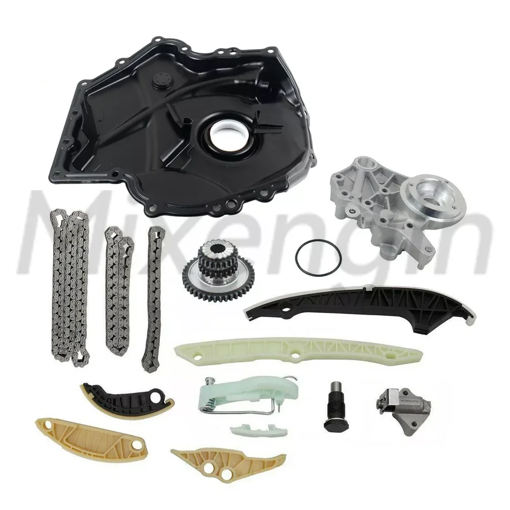 Engine Parts Timing Chain Kit Water Pump For 1.8 2.0 L L4 TFSI TSI Fit AUDI A3 A4 A5 SEAT ALHAMBRA SKODA Volkswagen BEETLE CC B7