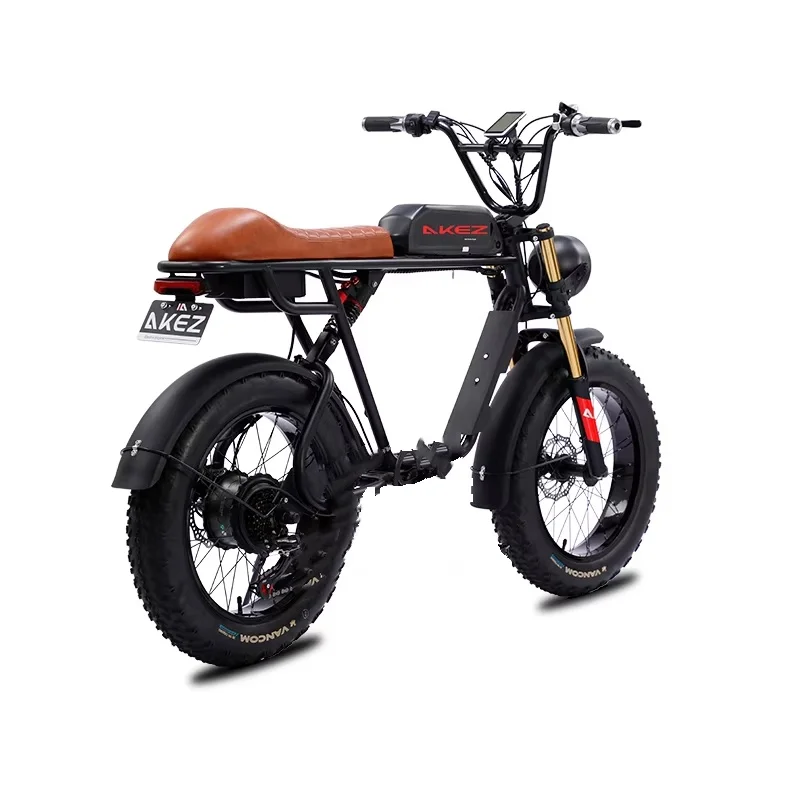 US Stock Powerful Adult Electric Bicycle Fatbike For Men 750W 48V 13AH/26AH Electric Motorcycle Off Road Removable Battery Ebike