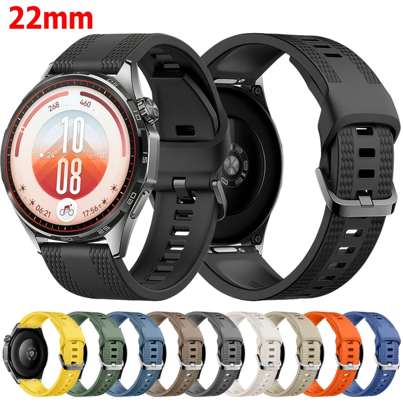 Original Silikonarmband für HUAWEI Watch GT 7 46mm, 22mm Sportarmband für Huawei Watch 5 4 3 GT7 Pro GT6 5 4 3 GT Runner 2