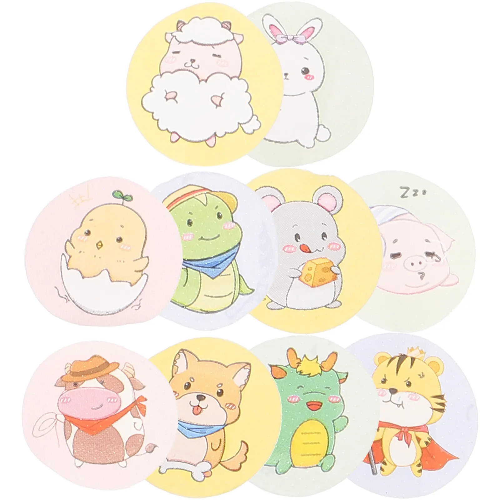 

120Pcs Cartoon Pattern Adhesive Bandages Round Small Waterproof Breathable Wound Care Bandages for Children Adults Emergency Use