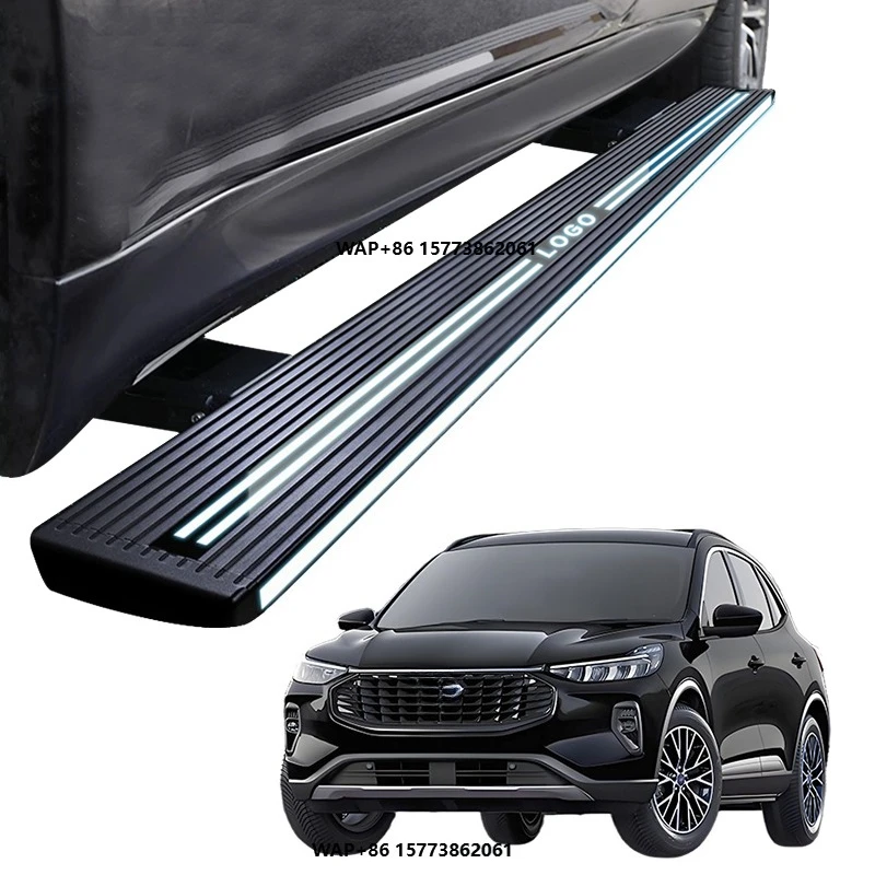 

Customized Logo Strong Load Capacity Automatic Electric Power Side Step Running Board Dual Lights for F Escape 2020-2024