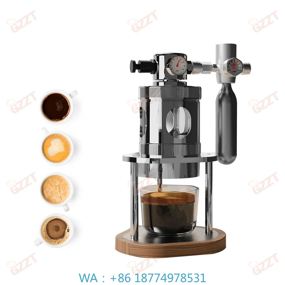 1. Manual Portable Espresso Brewing Maker, 58mm Pneumatic  With Hand Brewing for Camping Coffee Preparation