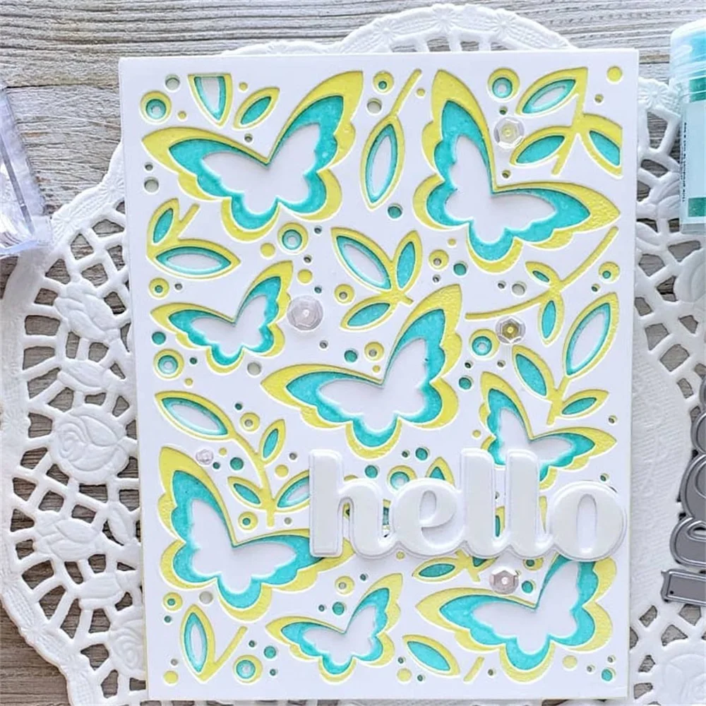 3pcs/set Butterfly Plates Metal Cutting Dies For DIY Card Making Scrapbooking Photo Album Crafting Supplies Template Decoration