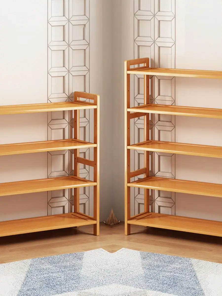 

Новая многофункциональная напольная пристенная книжная полка для гостиной, шестиярусная стеллажная система для хранения, современный простой стиль, деревянный материал