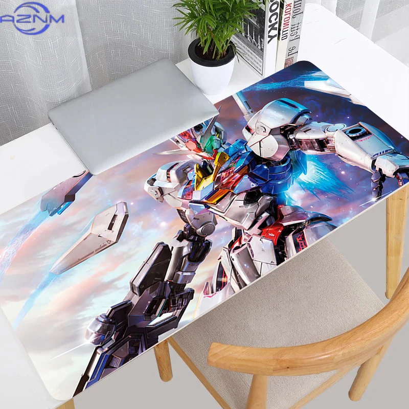 Hot Sale Mouse Pad Mechanical Warrior G-gundam A-aerial E-sports Mousepad Laptop Computer Gamer Desk Mat Large Gaming Mausepad