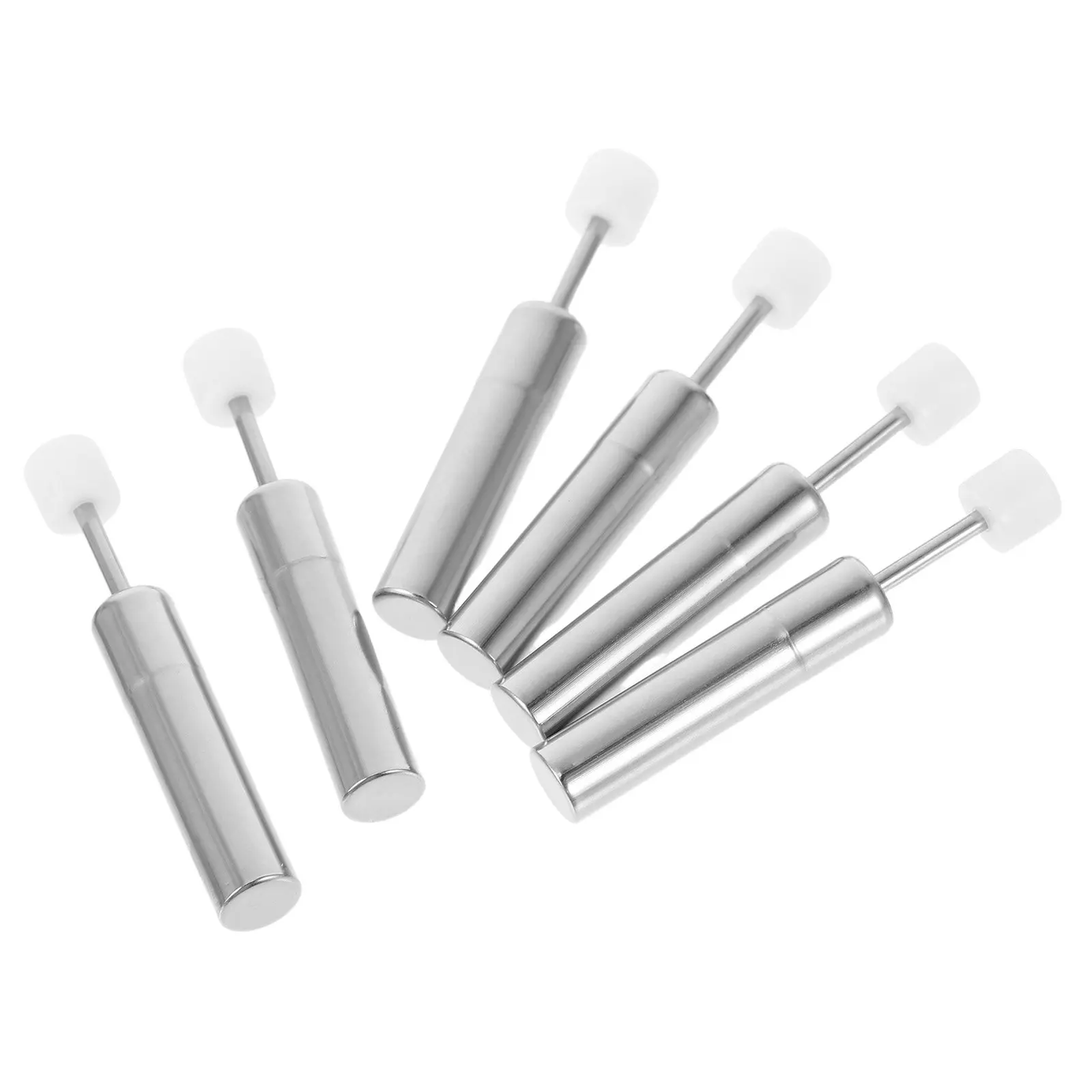 6Pcs Soft Close Garbage Can Lid Damper Metal Steel Nylon Trash Can Damper Replacement Parts Kitchen Wastebasket Slow Closing