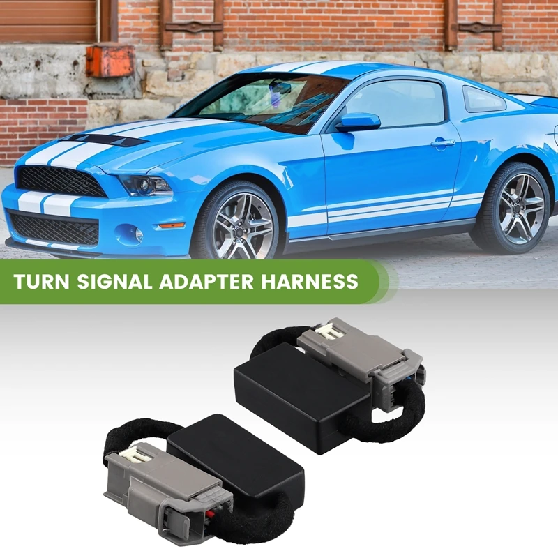 Tail Lights Dynamic Turn Signal Adapter Harness Blinker Module Kits(10Pin:US)For Ford Mustang 2010-2022