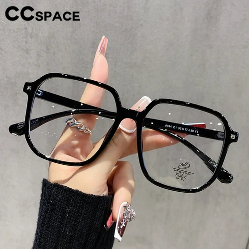 Imagen 2 del producto Gafas para miopía de gran tamaño con remaches Retro para mujer, gafas cuadradas de marca antiluz azul TR90, gafas de visión corta, gafas graduadas ópticas