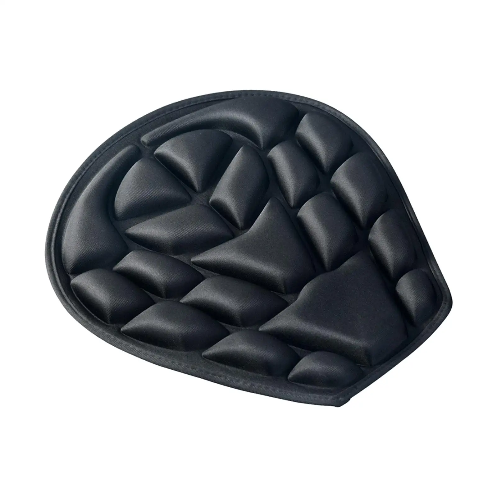 3D Motorcycle Air Cushion Seat Pad Flexible Soft EVA Filling Ergonomic Accessory for Long Distance Cycling Sturdy Stylish