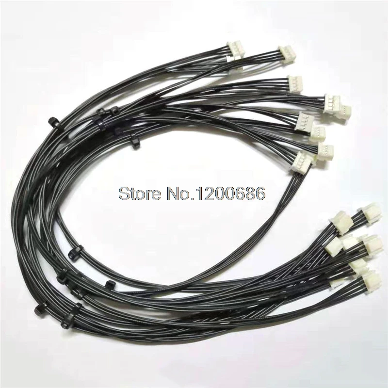 30CM 26AWG PA 4POS 2MM WHITE 4 Position Rectangular Housing Connector 0.079