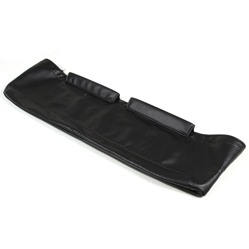 For Land Rover Defender 90 110 130 2004-18 Leather Car Hood Cover Sand Block Stone Deflector Hood Protection Set Car Accessories