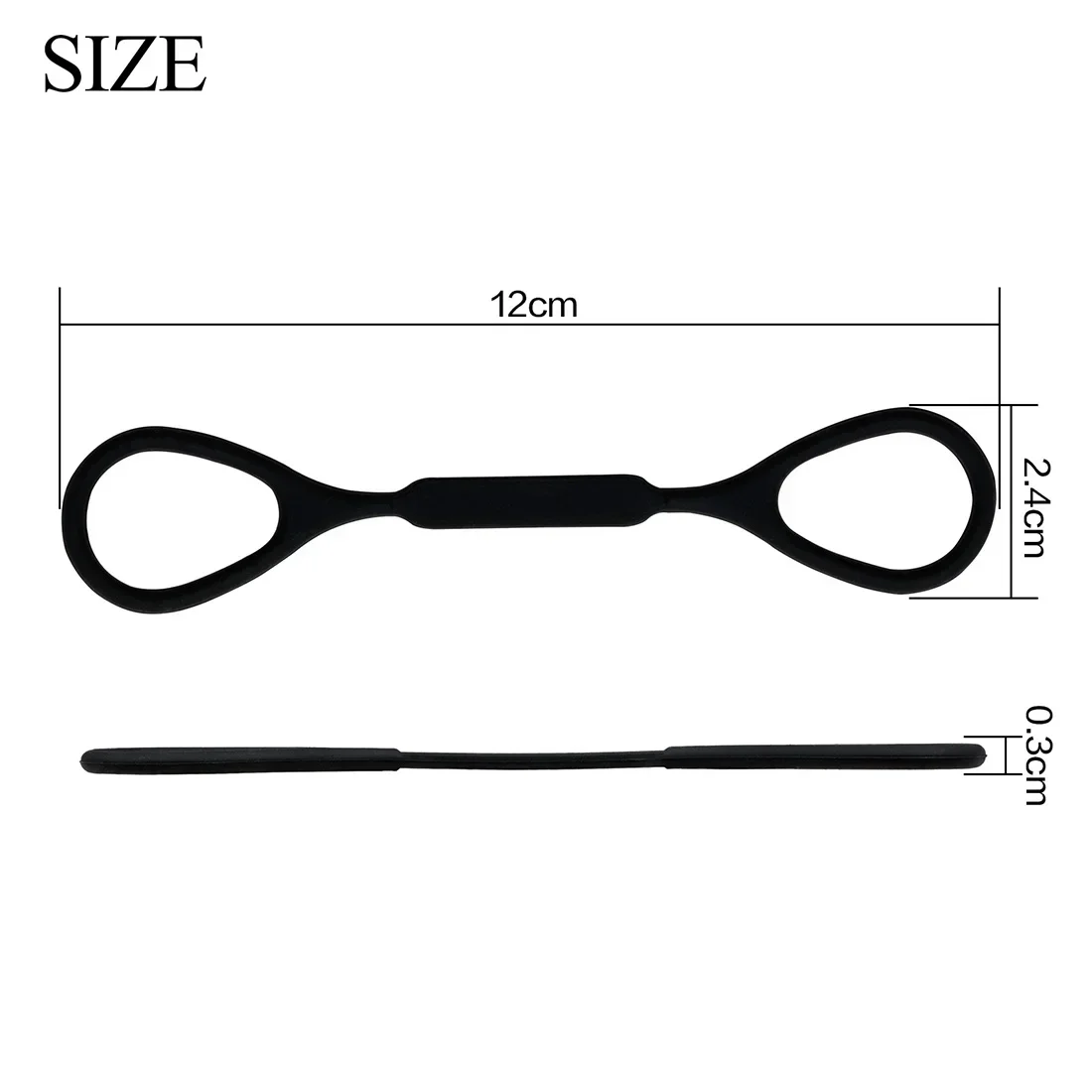 2Pcs Trumpet Silicone Tension Cord Pipe Drag Cord Pitchfork Drag Rope Elasticated Ends Instrument Accessories Trumpet Parts