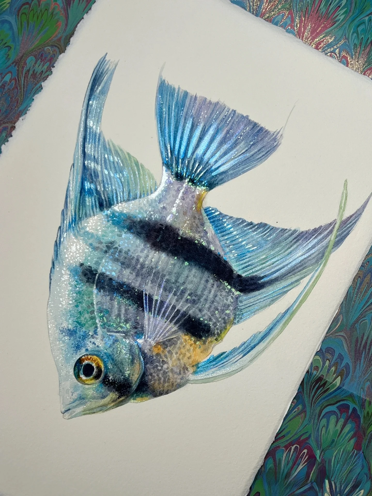 ألوان مائية لؤلؤية يابانية 24 لونًا أصباغ مائية متعددة الأغراض ومتعددة الاستخدامات