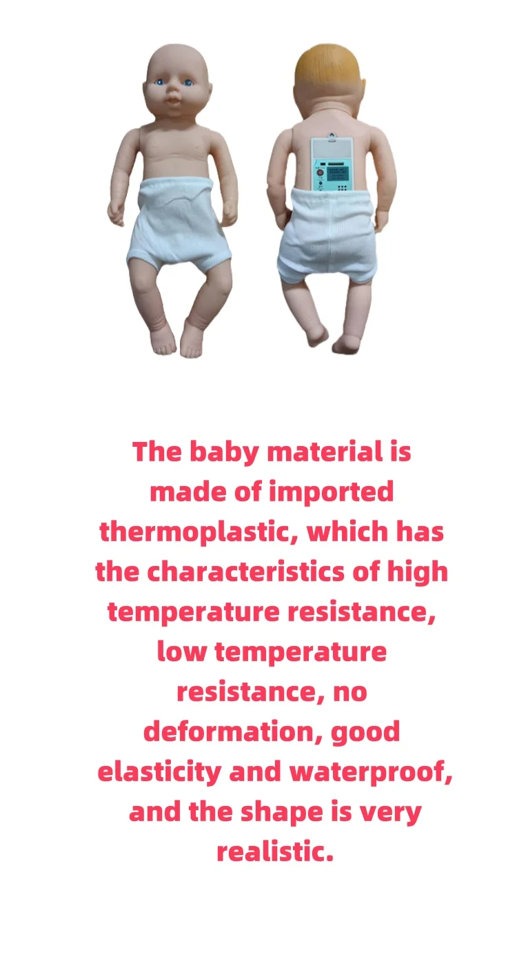 Bambola per la cura interattiva ad alta intelligenza per l'addestramento degli infermieri Esperienza pratica Simulatore di bambini