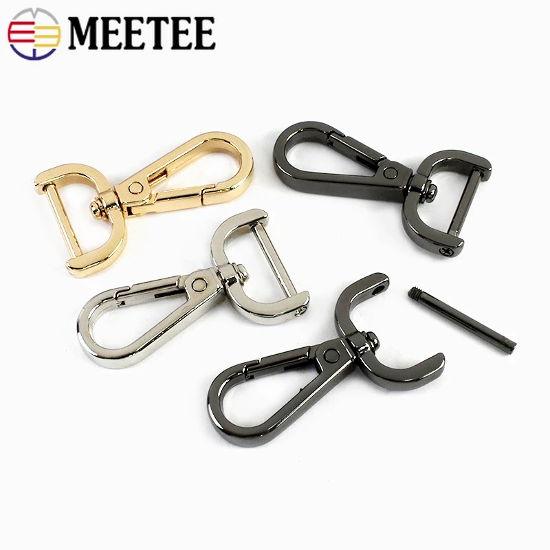 

5/10Pcs 20mm Detachable Metal Buckle Spring Keychain Buckles Bag Strap Connect Lobster Clasp Press Hook DIY Hardware Accessories