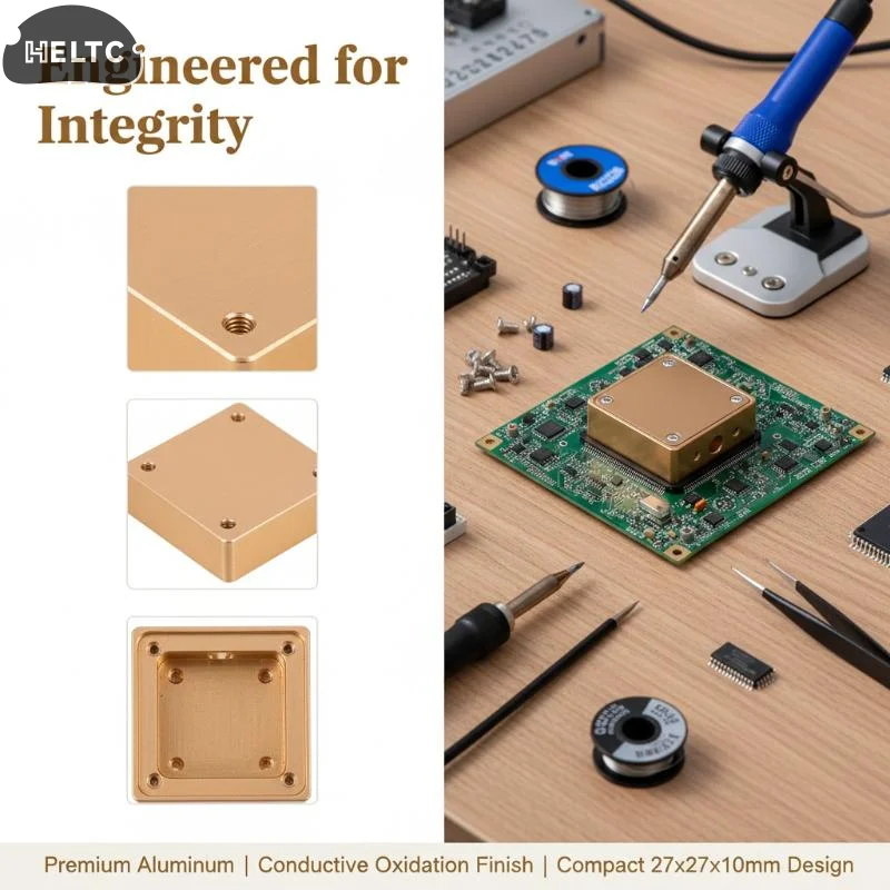 1PCS High Quality Aluminum RF Shield Enclosure Box With FOR SMA Connector For Stable And Reliable Electromagnetic Shielding
