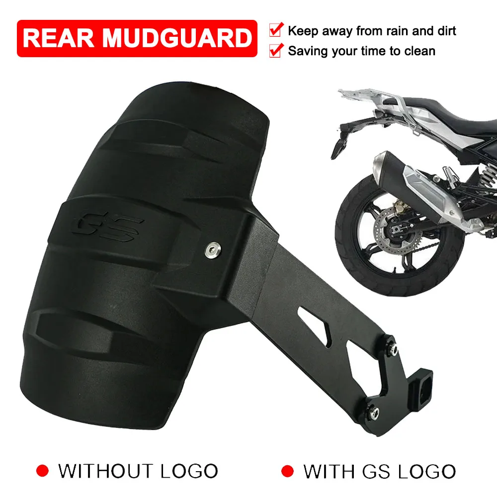 

G310GS Rear Mudguard Fender For BMW G 310 GS/R G310R 2017-2023 Motorcycle Mud Splash Guard Tire Hugger Guard Cover Accessories