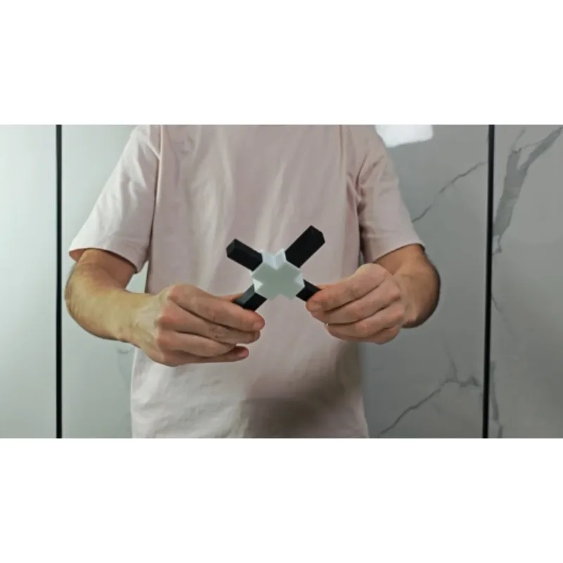 Magic Tricks Impossible Cross Illusions A Solid Penetration Miracle Magic Props Gimmick Magician Close Up Magia Props Beginner