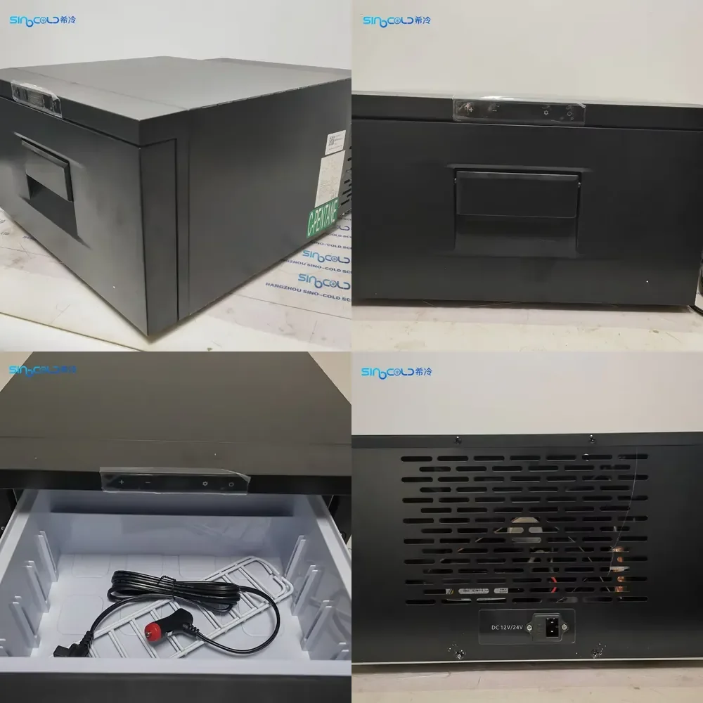 Drawer-type Car Refrigerator Compressor 12v24v Freezer Car Home Dual-purpose RV Truck Camper Van