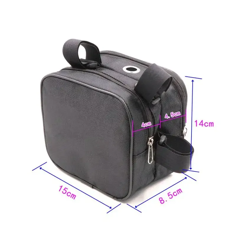 15x8.5x14cm Bike Case Bicycle Electric Bicycle Triangular Frame Upper Tube Beam Hanging Bag Lithium Battery Storage Bag