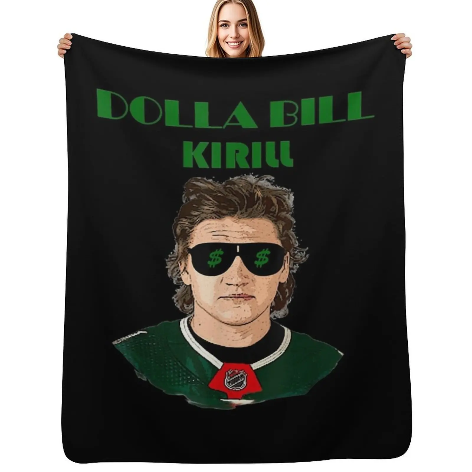 

Dolla Bill Kirill, Kirill Kaprizov Throw Blanket Flannels Multi-Purpose Loose decorative Blankets