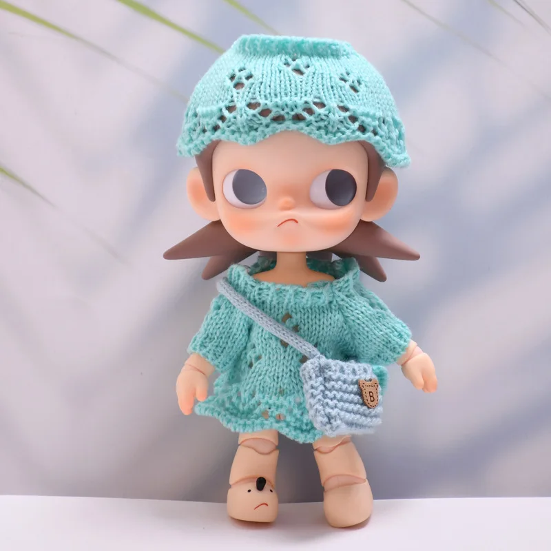Abito maglione lavorato a mano per decorazioni per bambole adatto per cappello da bambola Ga Zi Sister e accessori di ricambio per abbigliamento
