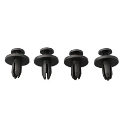 100Pcs 6mm Hole Bumper Fender Rivet Fastener Clips Door Rivet Plastic Clip Fasteners Black Cars Lined Cover Barbs Rivet