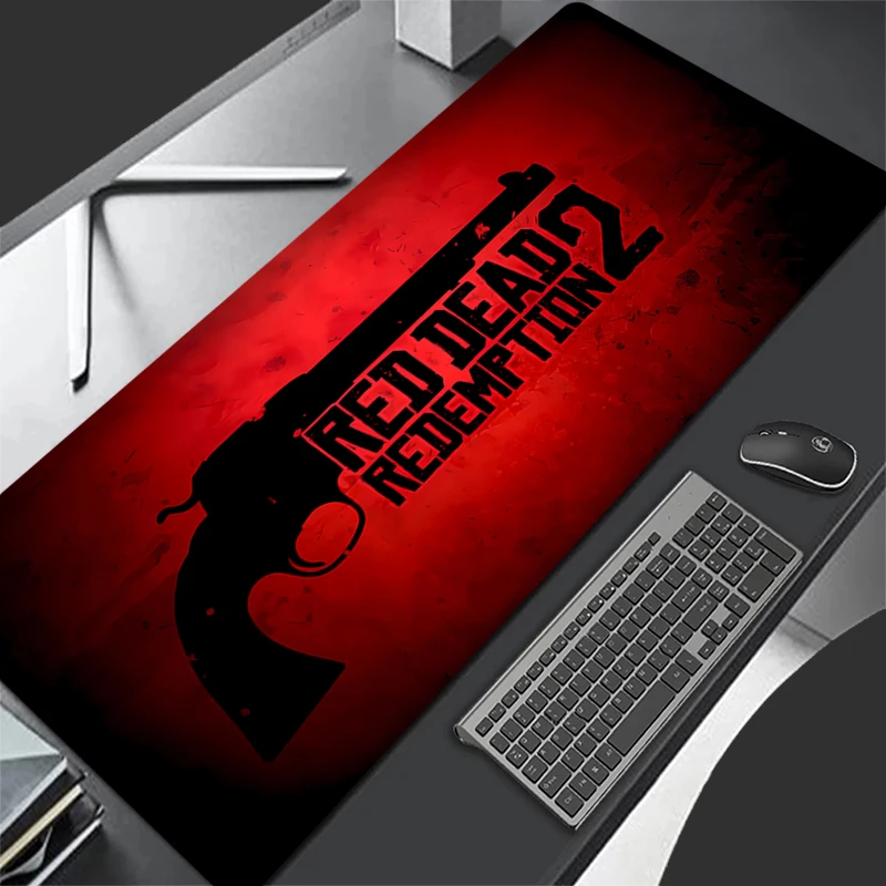

Red Dead Redemption 2 Mouse pad mat gamers queen keyboard pad computer accessories office desk mat anti-slip PC carpet Mousepad