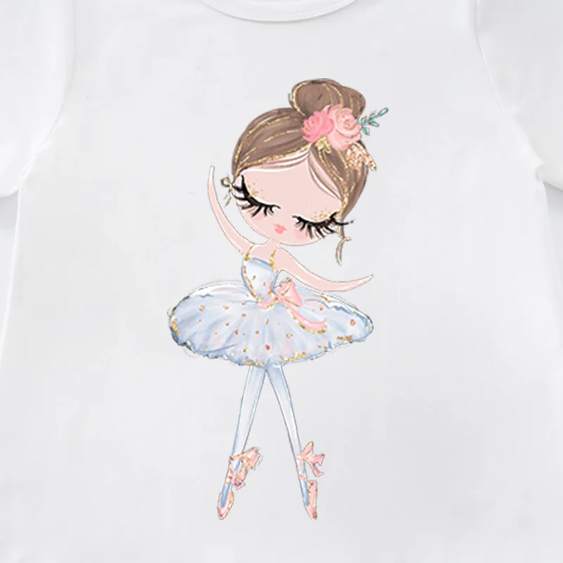 Short Sleeve Print 2024 New Style T-shirt Boy Girl Baby Clothes Children Kids Outdoor Summer Casual Cartoon Soft Trendy Hipster