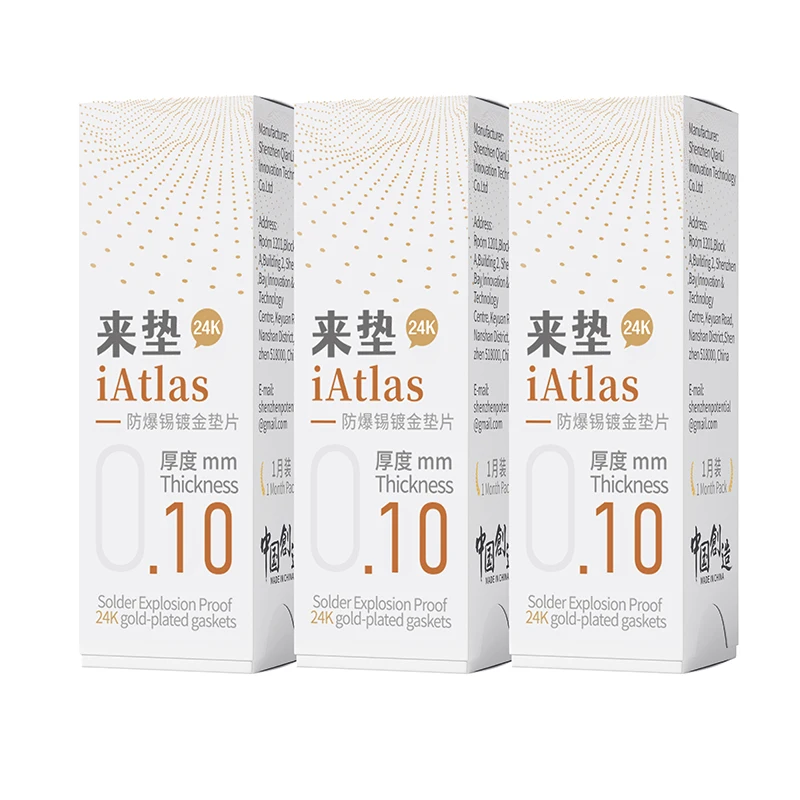 Imagem -06 - Qianli Iatlas 24k à Prova de Explosão Ouro-chapeado Folha Gaxeta para Mainboard Médio Quadro Chip Reballing Enchimento Fácil de Estanho em
