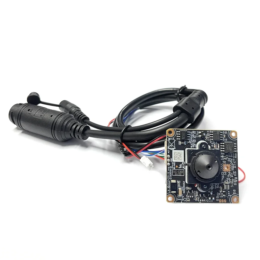 2K 4.0MP HD XMEYE Cone CCTV IP Camera Module H.265 Onvif DC12V/POE48V Chip Board+Lens+Cable DIY Video Complete Kit Set Audio