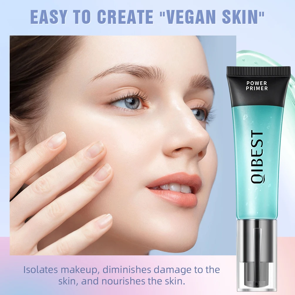 QIBEST Power Grip Primer Gel Based Hydrating Face Primer For Smoothing Skin Gripping Makeup Invisible Pore Colorless Primes