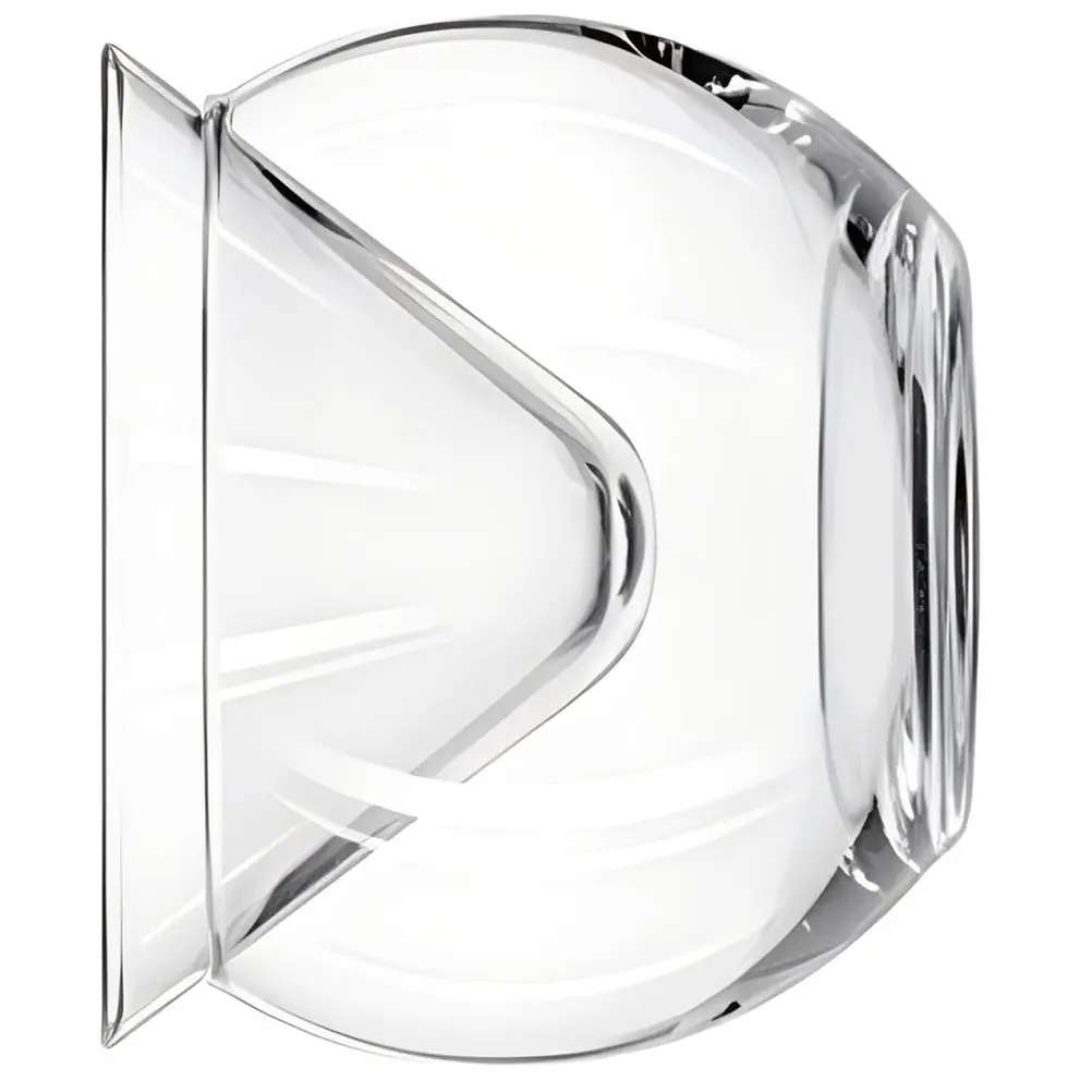 1Set Creative Transparent Glass Bowl for Salad Fruit Dessert Appetizers Iced Dip Serving with Strong Decoration Effect Household