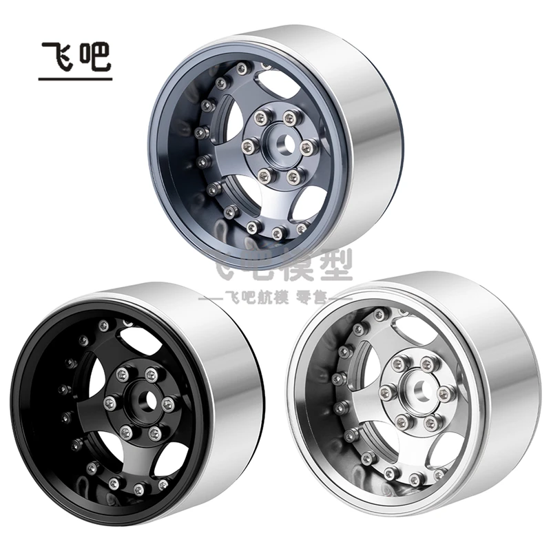 

1,9-дюймовый круглый турбийон из алюминиевого сплава с отрицательным сроком службы, расширенная ступица колеса для 1/10 RC Crawler, обновление автомобиля, аксессуары для самостоятельного изготовления