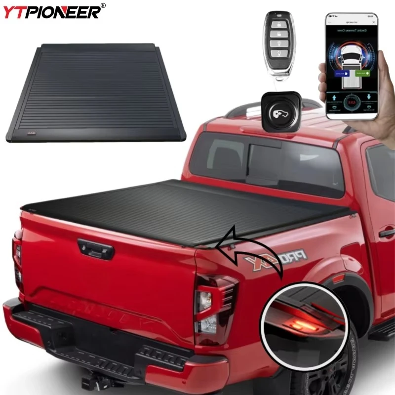

Truck Roller Shutter Lid 5 Foot Hard Cargo Area Tonneau Cover Electric Bed Cover for Navara Frontier sv Np300 2024 2025