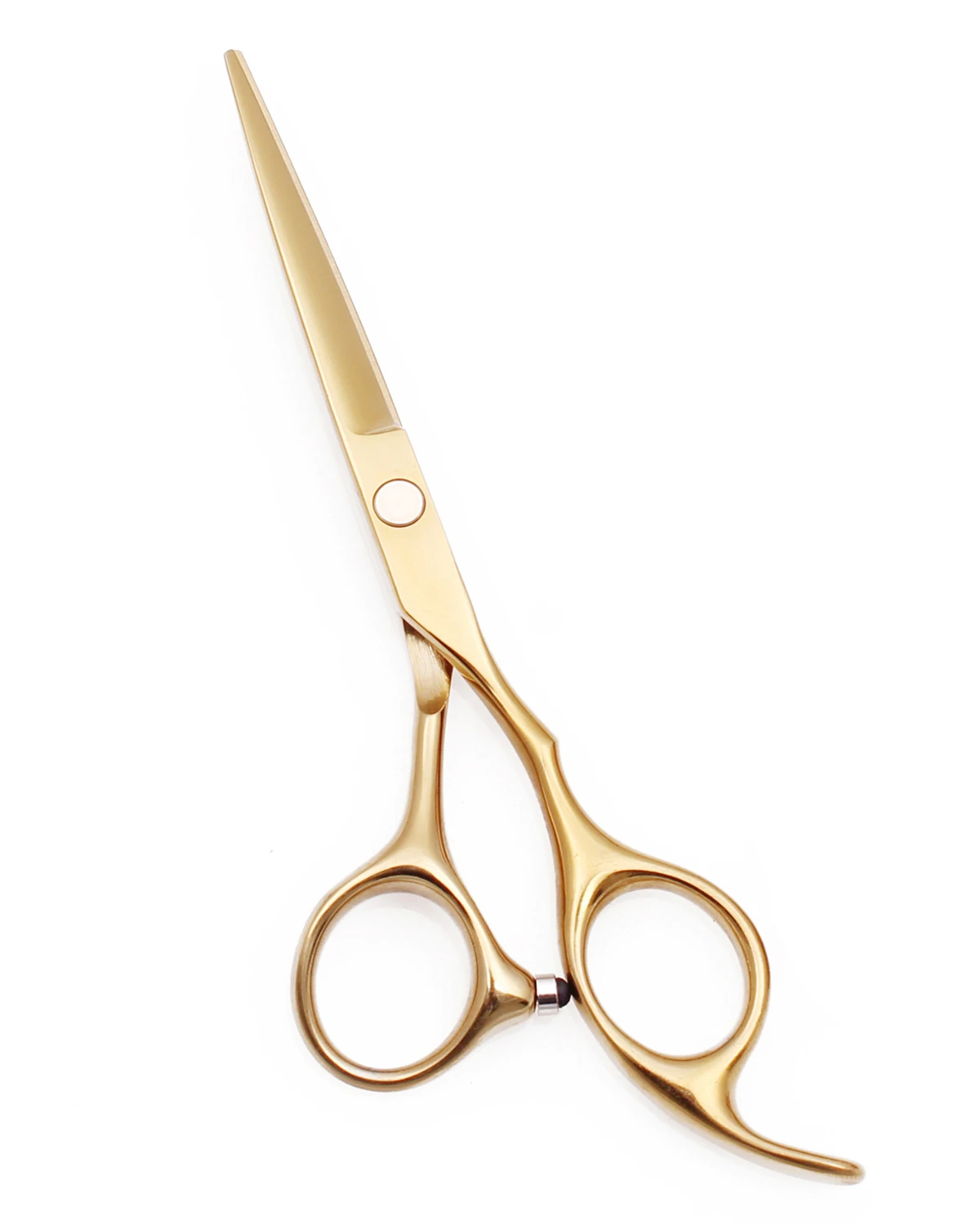 1Pcs 5.5\'\' Hair Scissors Barber Shop Professional Hairdressing Cutting Scissors Hairdresser Japan 440C Steel Shears Gold C888