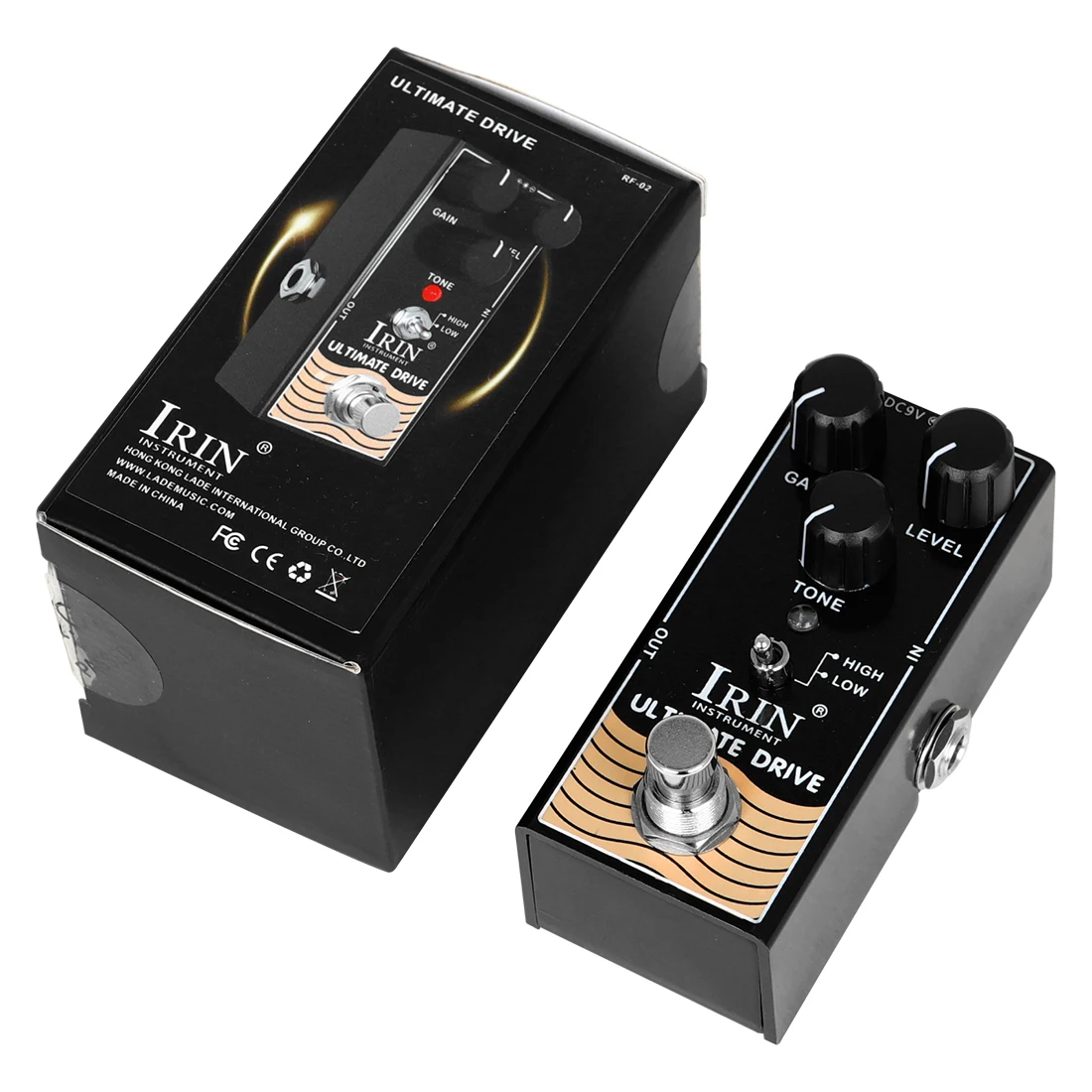 IRIN RF-02 Ultimate Drive Electric Guitar Effect Pedal Overdrive Tube Amplifiers Effect True Bypass Pedal Guitar Accessories