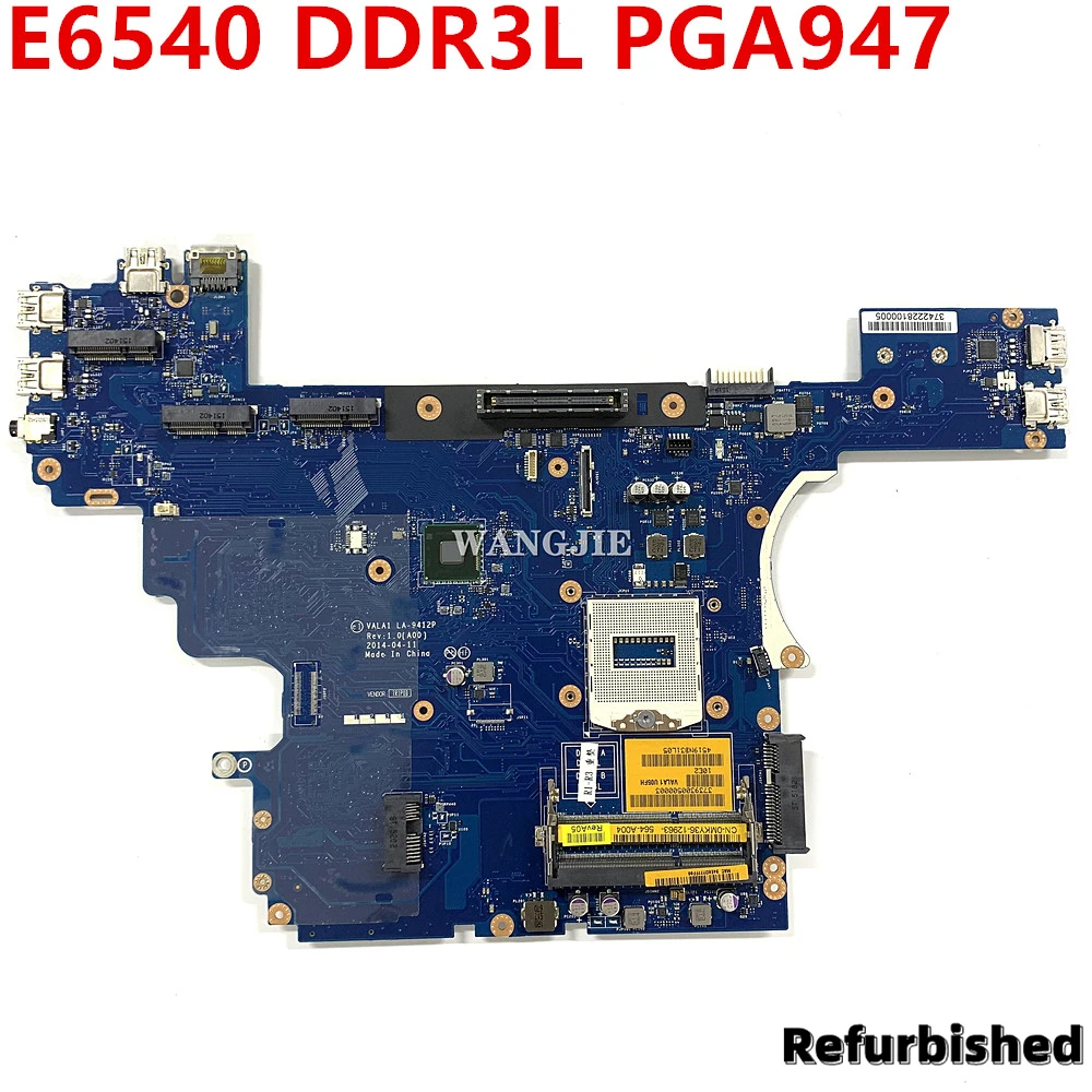 

Refurbished CN-0MKY36 0MKY36 For Dell Latitude E6540 Series Laptop Motherboard LA-9412P CN-00C96W 00C96W 0C96W DDR3L PGA947