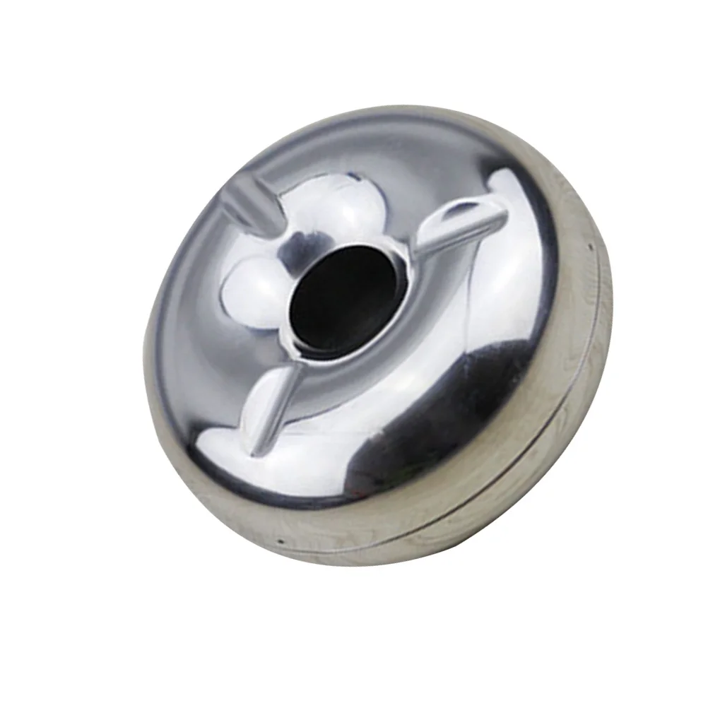 

Stainless Steel Ashtray Round Anti-Fall Cigarette Holder Smokeless Tray For Home Bar Cafe Hotel Party Ashtrays